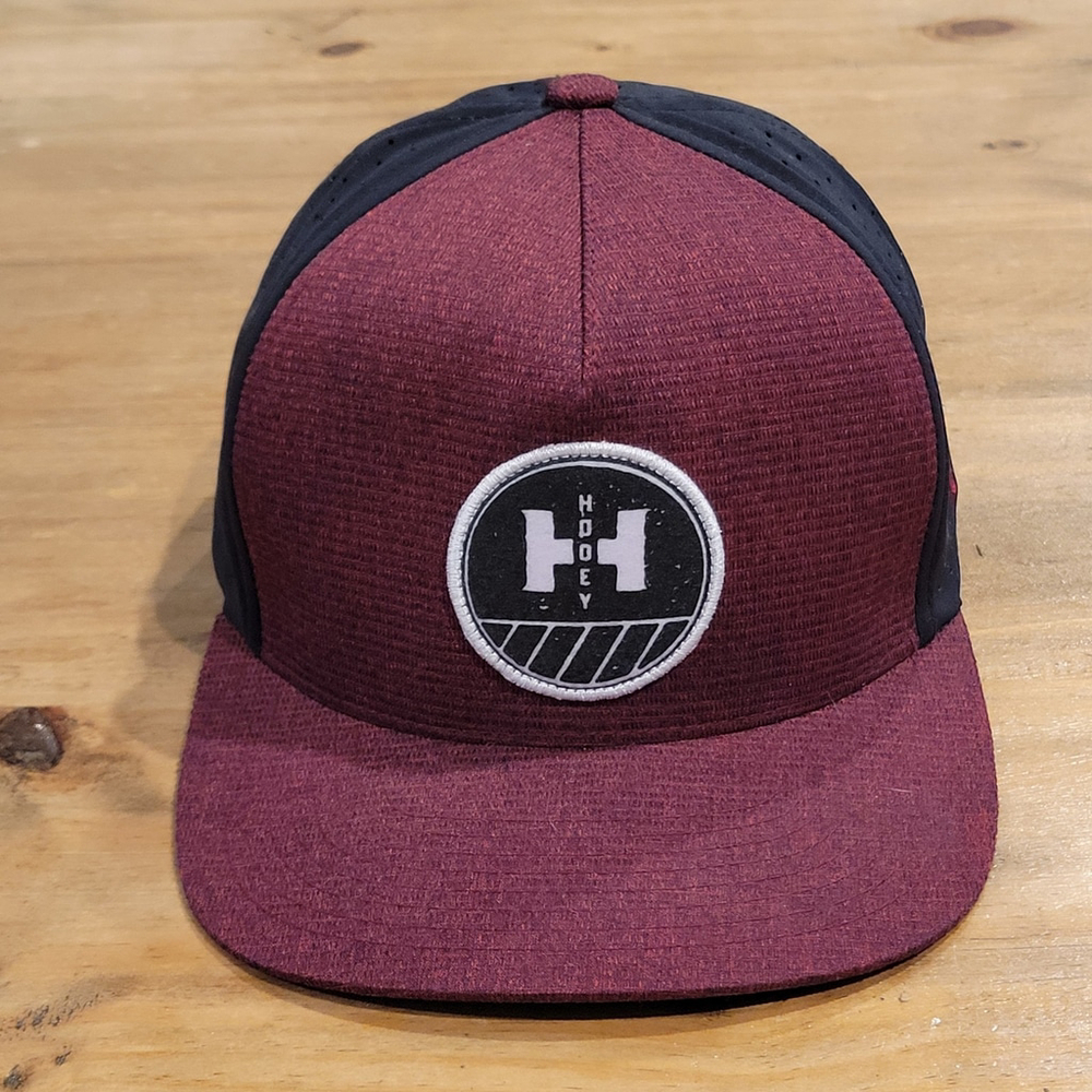 Hooey Maroon and Black Snapback Hat